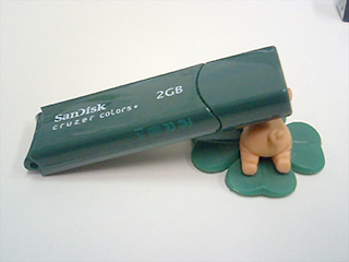 USBメモリ(Sandisk cruzer colors) 外観