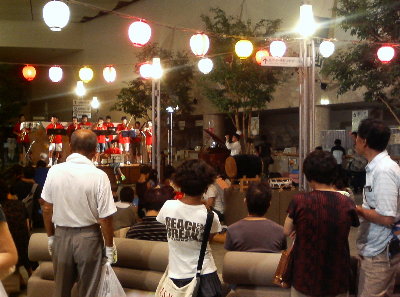 市民病院夏祭りにて
