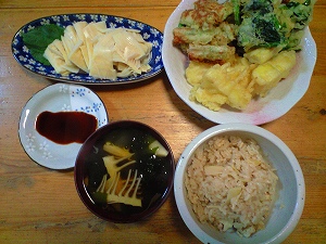 大好きな竹の子だらけ