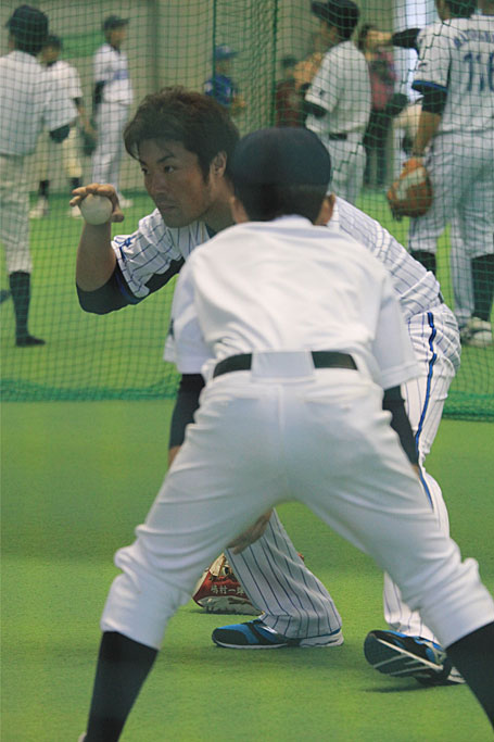 目線を低く