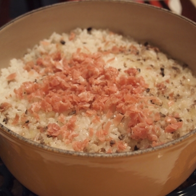 ルクルーゼのお鍋で生ハムピラフ プーレ バスケーズレッスン好評開催中 My First Jugem