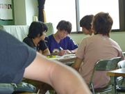 合宿2日目の班会議