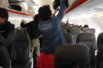 ジェットスター飛行機内画像
