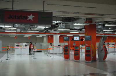 成田空港ジェットスターカウンター画像