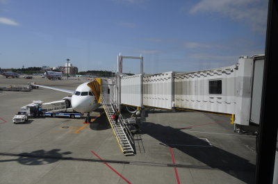 成田空港エアアジア飛行機画像