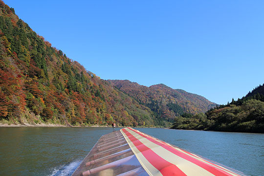 船上からの紅葉
