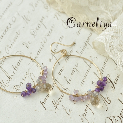 フープピアス | 【Carneliya Blog】天然石アクセサリーショップ