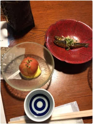 富久長と冷やしフルーツトマト