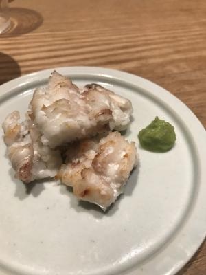 穴子の炭火焼