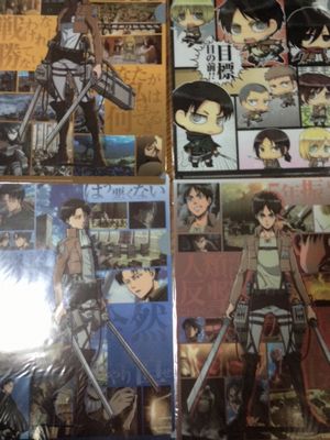 進撃クリアファイル