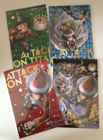 進撃のクリスマスカード