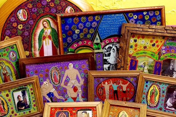 メキシコ アート インテリア 絵画 壁掛け 手作り DHISUPURE-