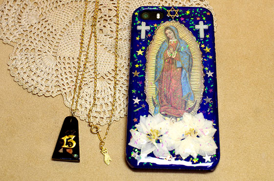 ビンテージ ネックレス お守り アクセサリー メキシカンジュエリー チャーム クロス カラバカ チェーンネックレス