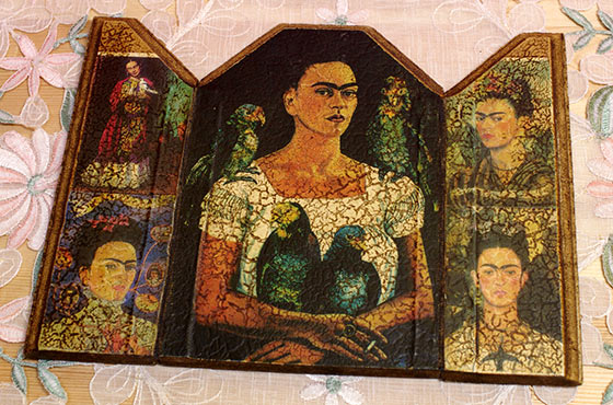 インテリア メキシコ 壁掛け 壁飾り メキシカンインテリア おしゃれ かわいい フリーダ・カーロ frida kahlo フリーダ お守り