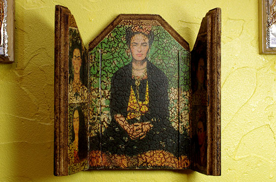 インテリア メキシコ 壁掛け 壁飾り メキシカンインテリア おしゃれ かわいい フリーダ・カーロ frida kahlo フリーダ お守り