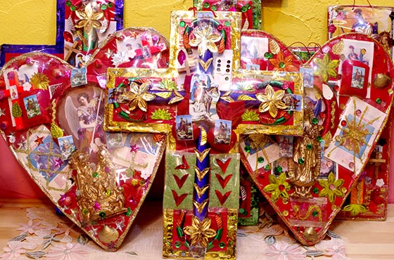 インテリア メキシコ 壁掛け 壁飾り メキシカンインテリア おしゃれ かわいい お守り 魔除け クロス 十字架