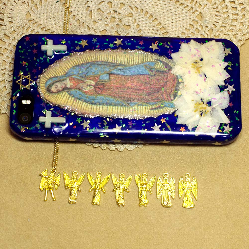 メキシコ アクセサリー ネックレス エンジェル 天使 大天使 エンゼル お守り アムレット ギフト プレゼント ミカエル ジョフィエル チャミュエル ガブリエル ラファエル ウリエル ザドキエル