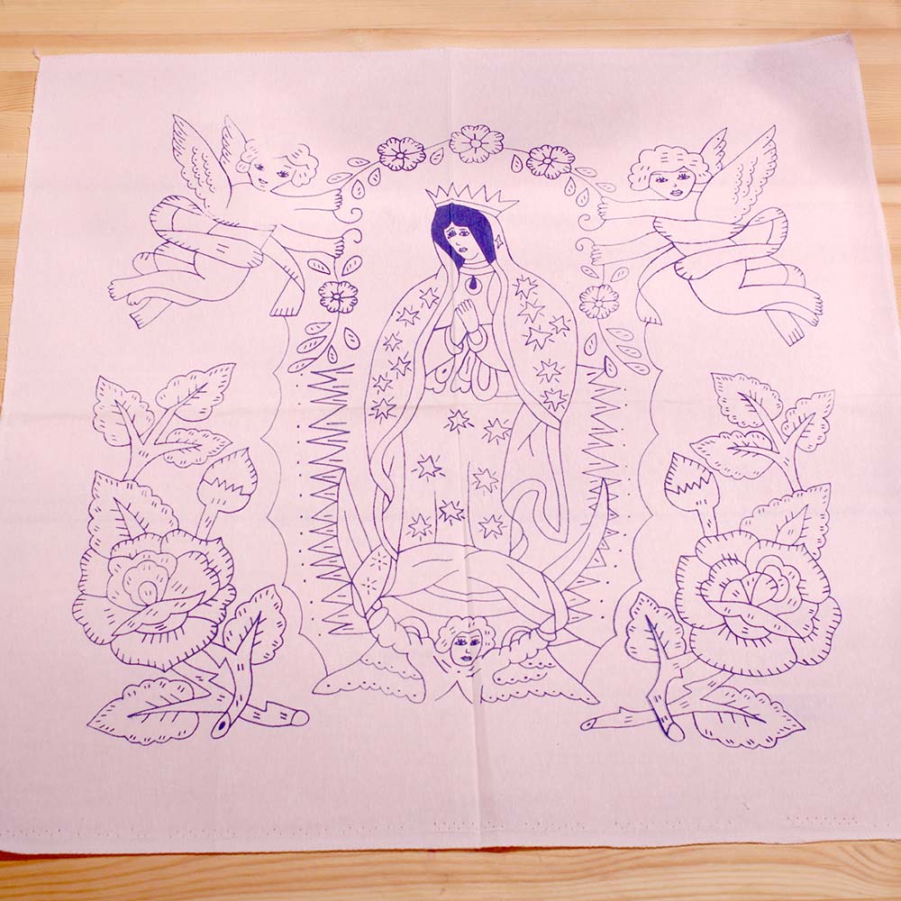 メキシコ 刺繍 刺繍用布 生地 ファブリック 手芸 手芸用品 ハンドメイド エスニック雑貨 エスニック刺繍
