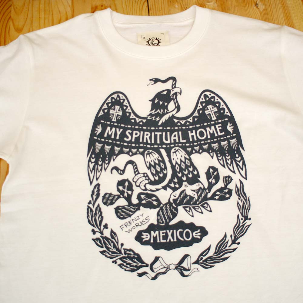FRENZY WORKS フレンジーワークス メキシコ Tシャツ メキシカンデザイン 服 ウェア イーグル メキシコ国旗