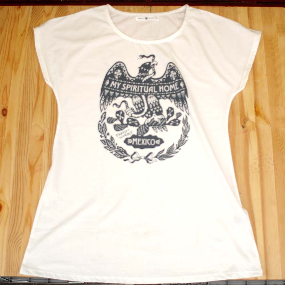 FRENZY WORKS フレンジーワークス メキシコ Tシャツ メキシカンデザイン 服 ウェア イーグル メキシコ国旗