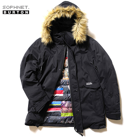 BURTON 2.5 LAYER NYLON CLOTH FUR DOWN PARKA (11/2 up) | FLAT SOPH