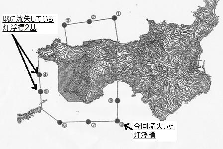 灯浮標配置図