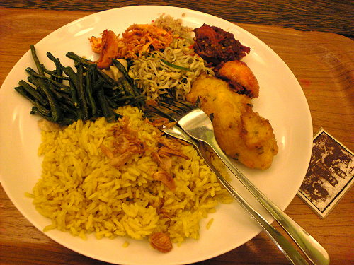 warung warung ナシ・チャンプル