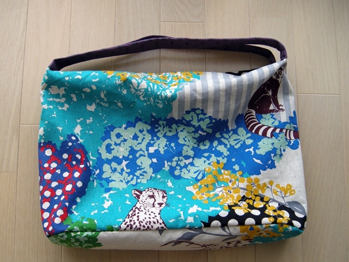 Echinoの布と型紙でショルダーバック作りました 雑貨mokomoko