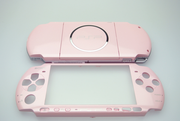 PSP3000 クリア&クリアピンク シェル交換品 テレビゲーム 携帯用ゲーム