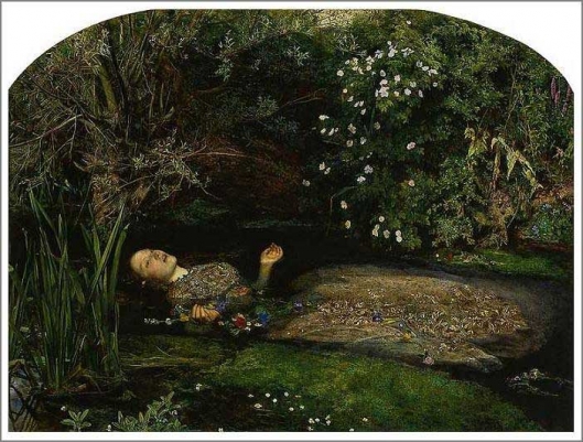 オフィーリア ミレイ 油彩画 額装品 アート オフィーリア ミレイ 油彩