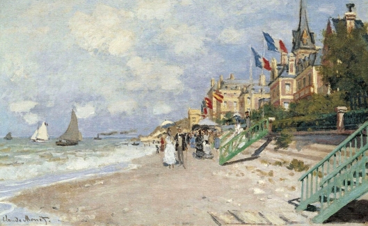 クロード・モネ、Claude Monet、トルーヴィルの海岸