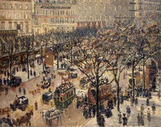 ピサロの描く「パリの大通り」 | アート名画館 公式ブログ