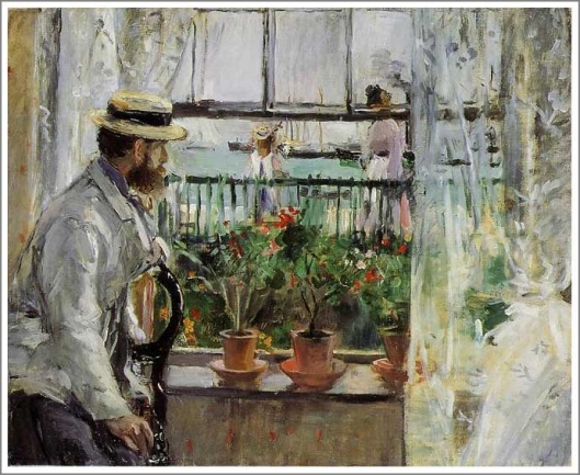 絵画：ベルト・モリゾ「ブージヴァルの庭のウジェーヌ・マネと娘」●サイズF30(91.0×72.7cm)●絵画（油絵複製画）オーダーメイド制作 ベルト・モリゾ 「ブージヴァルの庭（大）」 | | アトリエ・ブランカ