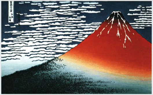 葛飾北斎の赤富士を油絵で描いたら・・・ | アート名画館 公式ブログ 葛飾北斎の赤富士を油絵で描いたら・・・ | アート名画館 公式ブログ