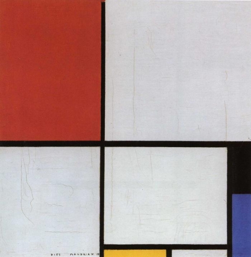 Composition in Red, Blue, and Yellow – 美術館所蔵