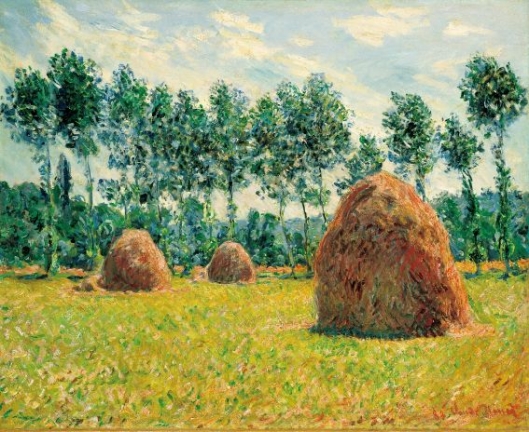 モネ、シヴェルニー近郊の谷間のけし畑、希少画集画、新品額装付 ケシ畑 | クロード・モネ