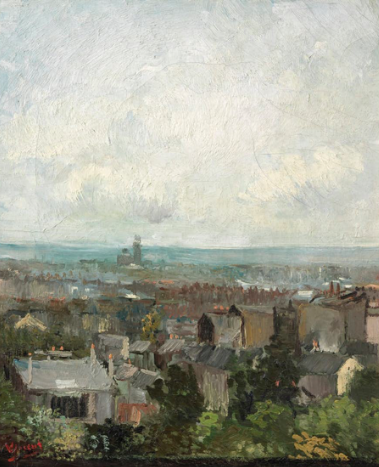 ゴッホ【パリの屋根】 - 手描き 絵画（油絵複製画）販売のアート名画館