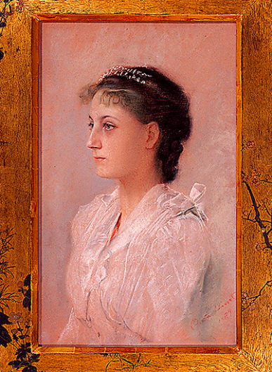 17歳のエミーリエ・フレーゲの肖像