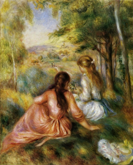 1分でメトロポリタン展57】オーギュスト・ルノワール《ヒナギクを持つ