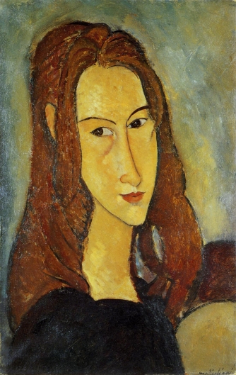 『ジャンヌ・エビュテルヌの肖像（若い女の肖像）』