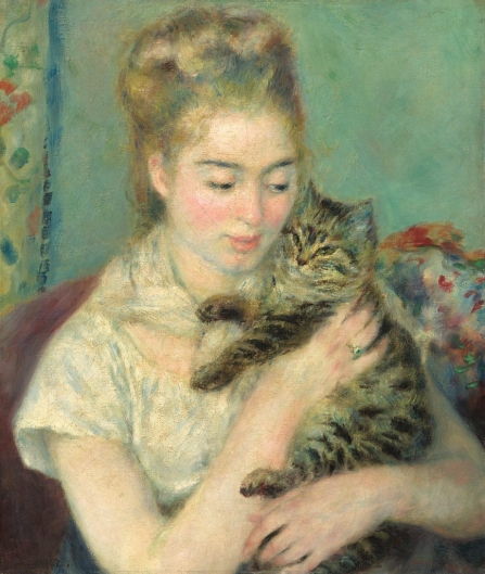 高感度ショップで2023年売れたブランド ルノワールと猫 公式ブログ アート名画館 | 絵画