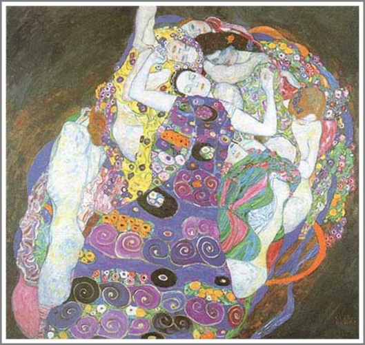 油絵クリムト複製画The Maiden
