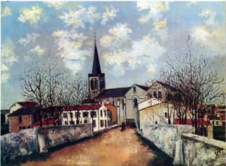ユトリロ(1883〜1955年)フランス サン・セヴラン教会 ルーブル美術館