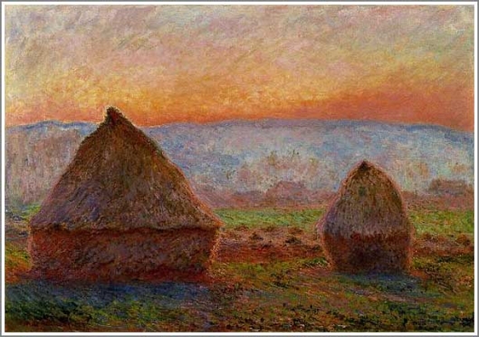 モネの積みわらが素敵です | アート名画館 公式ブログ