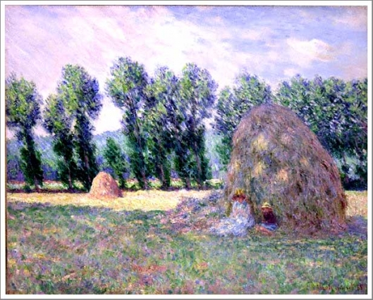 モネの積みわらが素敵です | アート名画館 公式ブログ