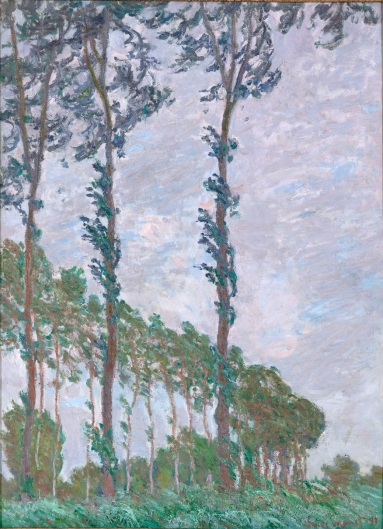 クロード・モネ エプト川のポプラ並木 インテリアアート 絵画