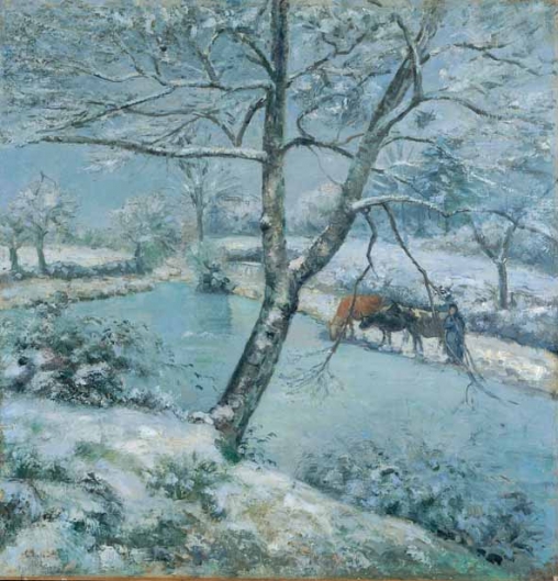 ピサロの描く冬景色はほっこりします♪ | アート名画館 公式ブログ