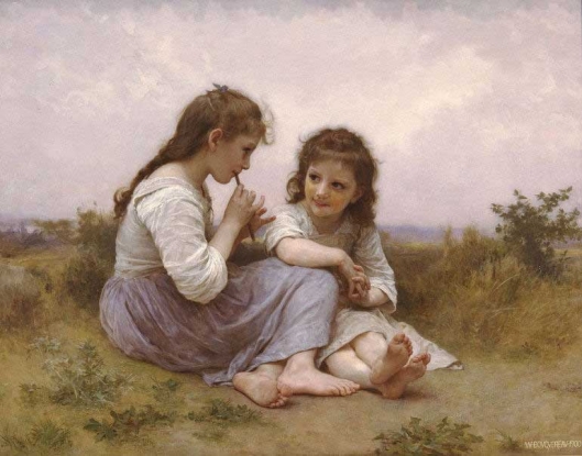 姉妹を描いた絵画作品がカワイイ♪ | アート名画館 公式ブログ