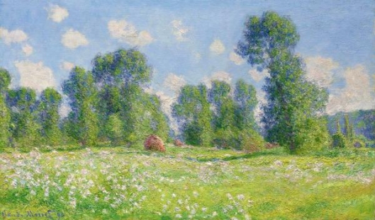 油絵 絵画【春のお花畑】 油絵 絵画【春のお花畑】