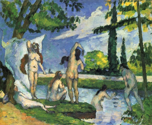 ポール・セザンヌ 【４人の水浴の女たち】 高級画集画、状態良好 大原美術館：『水浴』セザンヌ - 美観地区をお散歩